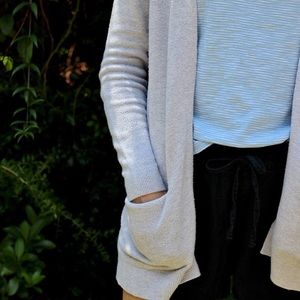 Old Navy gray long cardigan